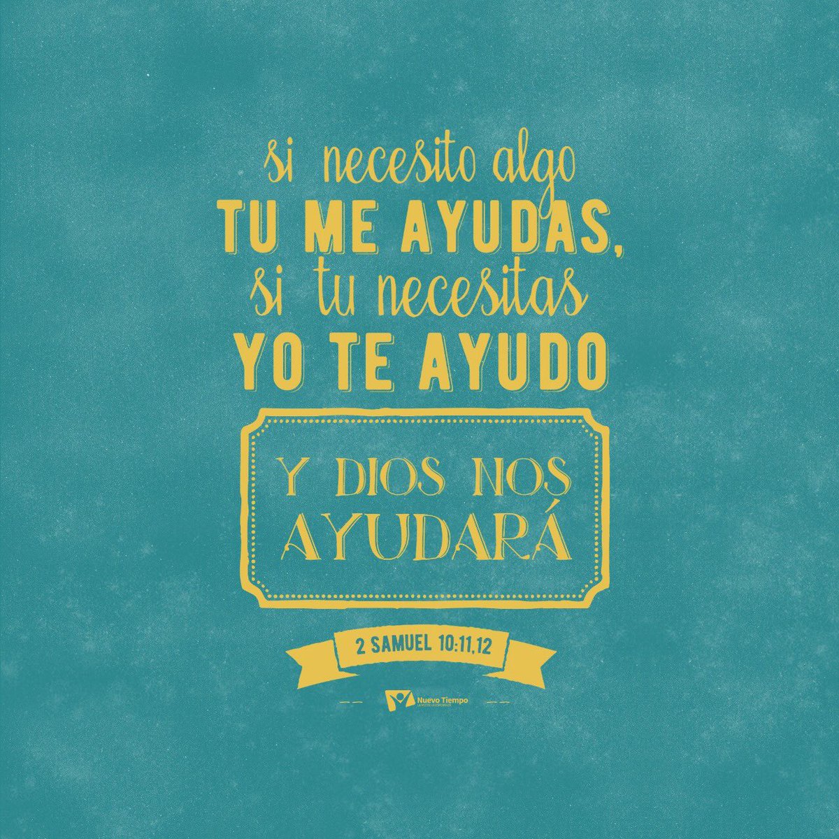 Pr_JaimePerez's tweet photo. Lee #2Sam10
En la colaboración, el trabajo en equipo, pero especialmente en la dependencia de Dios ¡hay éxito!
¡Dios es tu mayor ayuda!

“Si los sirios pudieren más que yo, tú me ayudas; y si los de Amón pudieren más que tú, yo te ayudaré” 10:11
#PrimeroDios
#ConectadosParaSalvar https://t.co/mC0sEngYkb