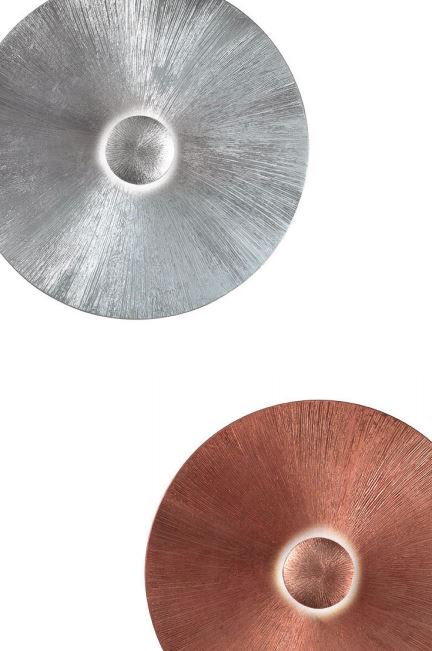 Blast Off!  To celebrate #Apollo50th here's our #Moon light, handmade in our European factory.  Made from fine metals, seen here in silver and copper, this light glows from a central light source
#Apollo11