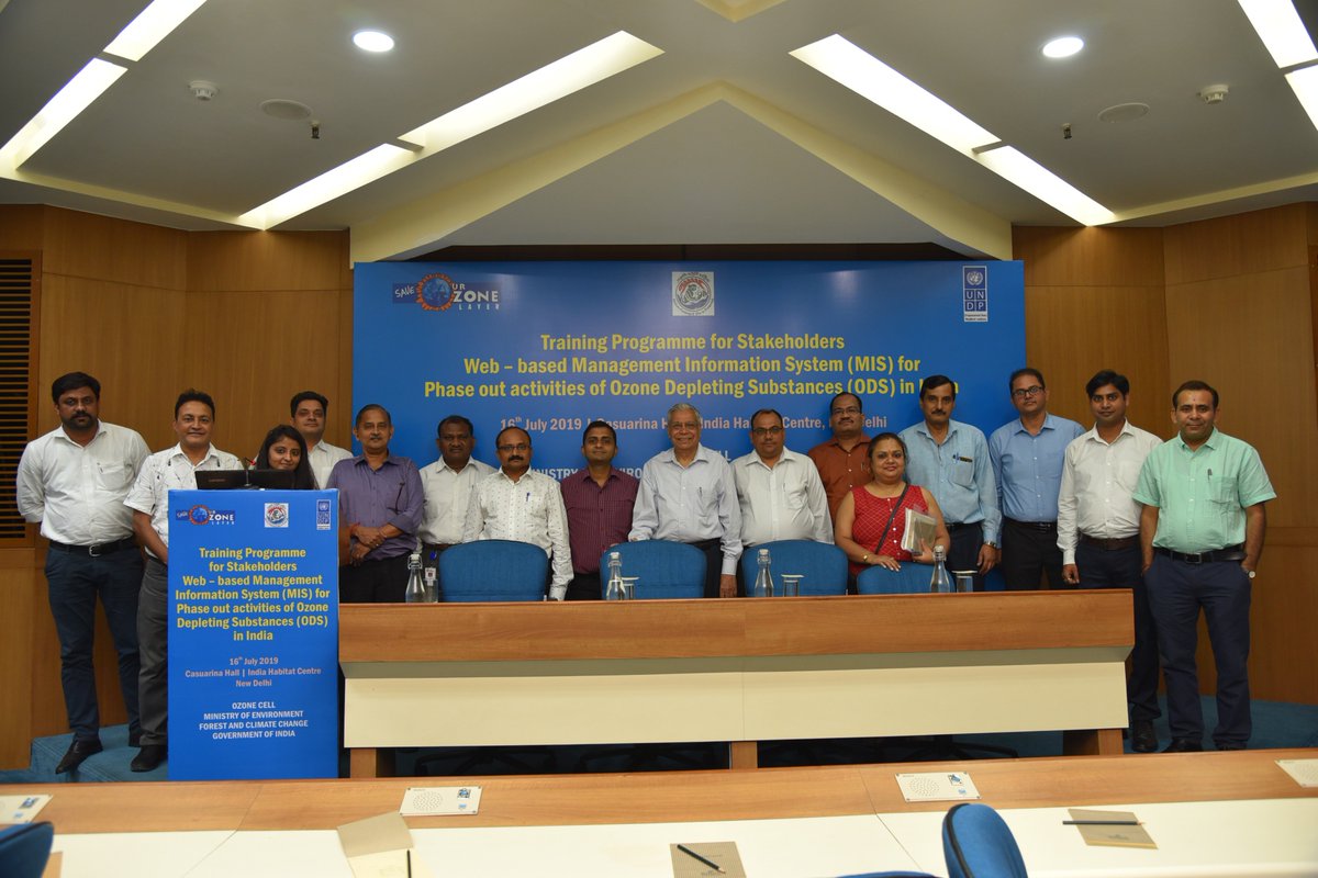 Ozone Cell, MoEFCC (@omoefcc) on Twitter photo Nearly 30 different types of ODS users (Users,Producers,Sellers,Importers & Exporters) for participating in today “Training Programme for Stakeholders web-based MIS system for Ozone Depleting Substances (ODS) phase out activities in India”.<a href="/Moefcc/">MoEF&CC</a>,<a href="/PrakashJavdekar/">Prakash Javadekar</a>,<a href="/UNDP_India/">UNDP India</a> Nearly 30 different types of ODS users (Users,Producers,Sellers,Importers & Exporters) for participating in today “Training Programme for Stakeholders web-based MIS system for Ozone Depleting Substances (ODS) phase out activities in India”.<a href="/Moefcc/">MoEF&CC</a>,<a href="/PrakashJavdekar/">Prakash Javadekar</a>,<a href="/UNDP_India/">UNDP India</a>