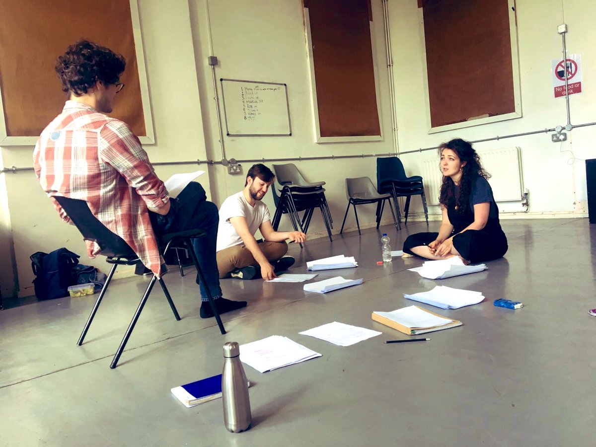 wearekilter's tweet photo. Back in rehearsals for #MatinginCaptivityPlay! We love this team. 

Today’s rehearsal included heated discussion of Kate Bush and huge amounts of laughter reading our latest draft... come see it @KingsHeadThtr from the 30th. #queerseasonkht 
https://t.co/kHpgLDN3S3 https://t.co/yTg4XA2Y0f