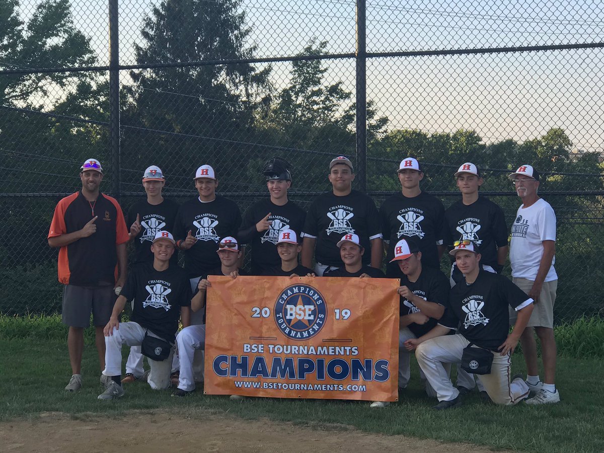 Congratulations to Coach Rohrbaugh and his 16U team! Winners of the BSE Heat Wave Tournament!!