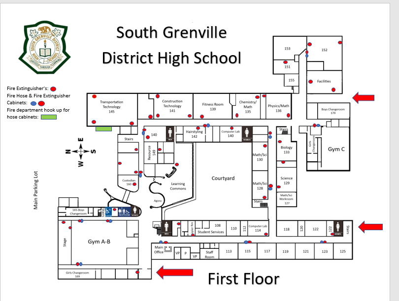 SGGiants's tweet photo. Our parking lot @SGGiants may be under construction but we are still open! ALL vehicle traffic will have to enter by the South Side of the school.  See map below.
Grade 7 &amp; 8 entrance
Main front doors off Edward St.
Accessibility entrance from the ramp by Gym C https://t.co/tKijiI2dPD