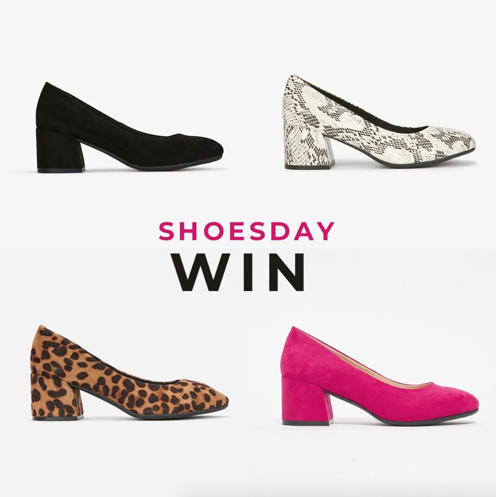 evansclothing's tweet image. It's #Shoesday + 20% off ALL Shoes! For the chance to #WIN yourself a pair of one of our block heel court shoes*, simply follow us on Twitter, reply with your favourite style &amp;amp; retweet this post. Quick, ends midnight!❤️*T&amp;amp;Cs apply. Can't wait? Shop now&amp;gt;bit.ly/2lDDFNi