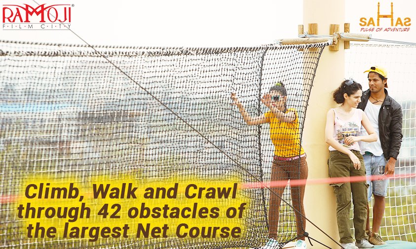 AdventureSahas's tweet image. Come along with your friends to enjoy the fun day out at Sahas Adventure Land.

Book Now @ bit.ly/2XjxLP1

#NetCourse
#SahasAdventure