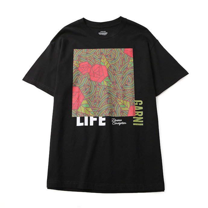 GARNI ONLINE STORE】 ///// T-Shirt ////// バラをモチーフにした