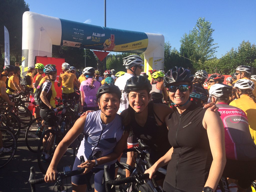 En direct d'Albi pour la randonnée "100 Femmes à vélo " 👍 <a href="/cyril_saugrain/">Cyril Saugrain</a>  <a href="/Decathlon/">Decathlon</a>