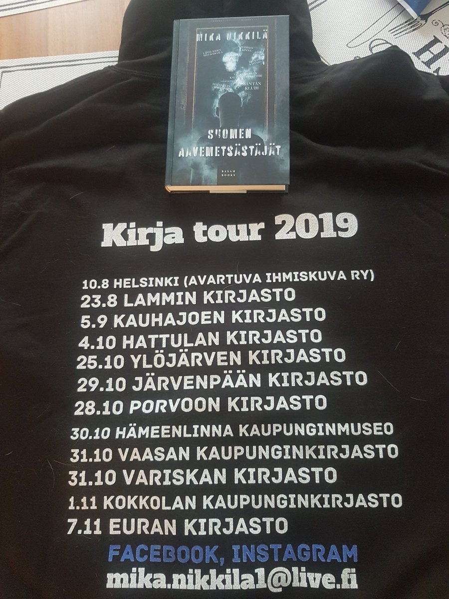 aavemetsastajat's tweet image. Katselin kalenteria ja mietin miten tästä selvitään työn ohessa..#kirja #kirjailija #tapahtuma #kirjasto #tour