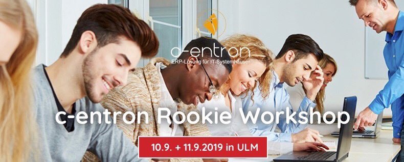 centronsoftware's tweet photo. Azubis, Anfänger und Wiedereinsteiger aufgepasst!
Im September findet unsere Rookie Akademie in Ulm statt. 
An 2 Tagen werden die Grundlagen der Software erarbeitet.
Mehr Informationen:
https://t.co/cI6FyFwxUo

#akademie #workshop #centronsoftware #erp https://t.co/659FTZJ1cf