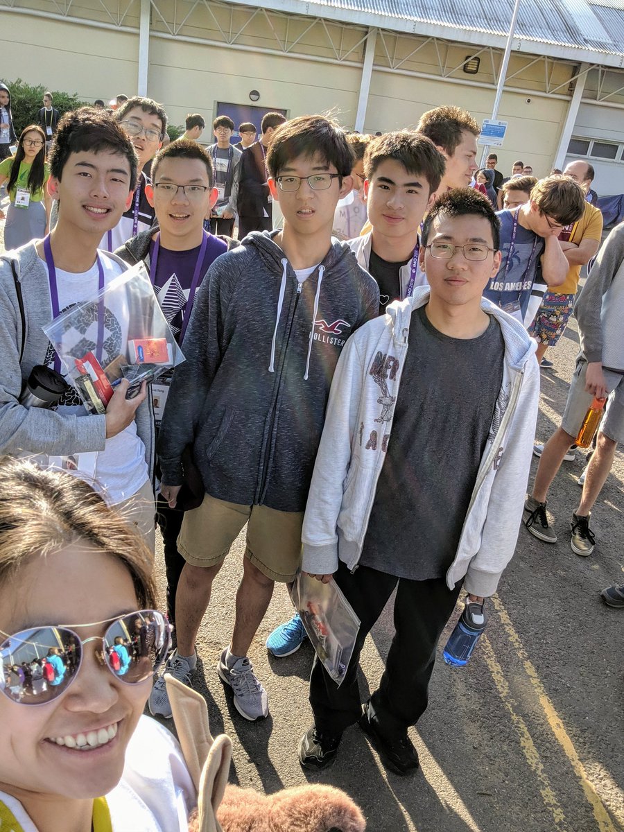 Good luck boys! #day1 #imo2019 #mathteamcanada