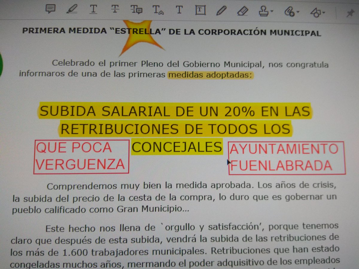 PCushing65's tweet photo. @HerreraenCOPE esto esta sucediendo en el ayto de Fuenlabrada...q poca verguenza!!!! https://t.co/zKoAC2pmwB