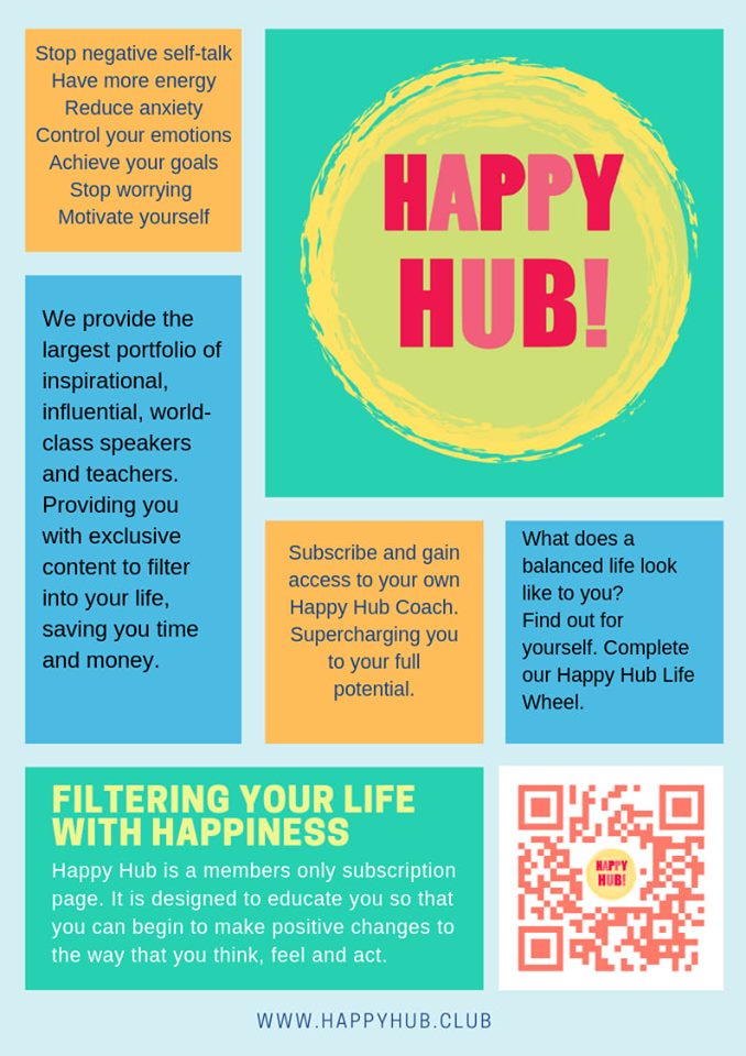 It has arrived!!!! happyhub.club 29 people googled #depression every minute in the UK alone. Happy Hub has been created to help to #educate people. We have a huge panel of experts saving you time looking for the right support. Take your #free assessment now. Happy Days