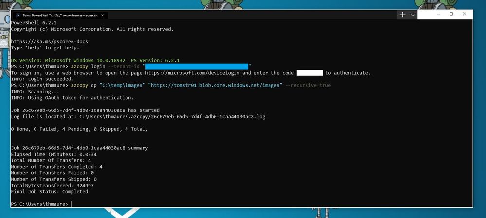 JamesvandenBerg's tweet image. Use AzCopy with Azure AD techcommunity.microsoft.com/t5/ITOps-Talk-… #Azure #AAD #AzCopy #AzOps via @ThomasMaurer on @MSTCommunity Blog