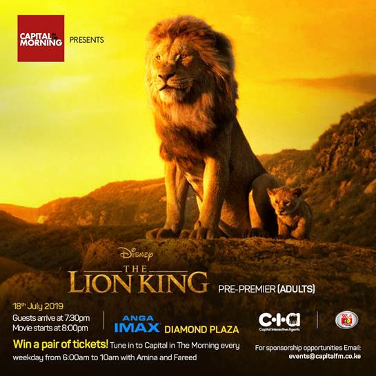 lion king movie premiere tickets