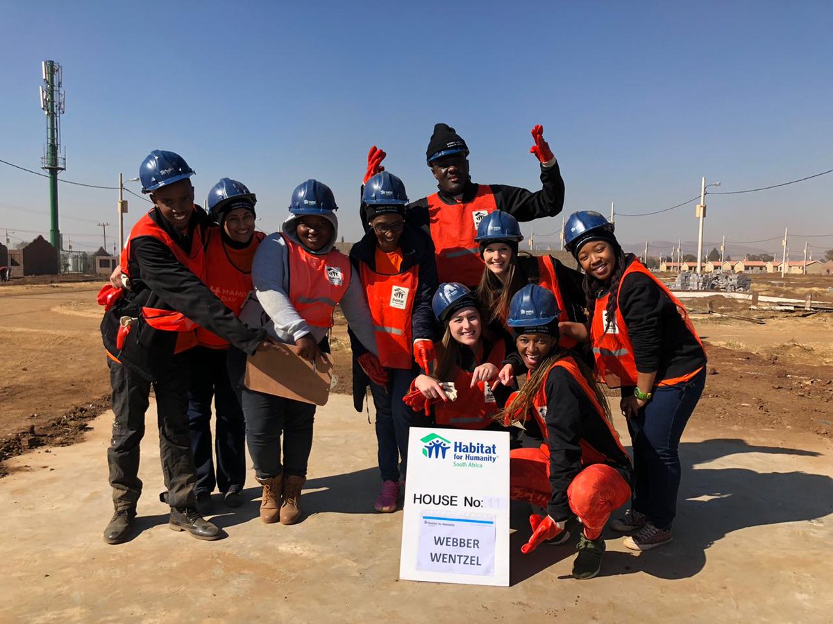 webberwentzel's tweet photo. .@webberwentzel volunteers in partnership with @HFHSouthAfrica, started off the week with giving back to the community through building houses. #WWLN #MandelaDay #LivingHisLegacy. https://t.co/DimfmzCwCM