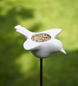 These wonderful bird feeders continue to be one of our bestsellers, made in Staunton Harold in Leicestershire by Green Man Ceramics.  The bird feeders are frost proof, the poles are made from powder coated steel so are perfect whatever the weather. #FarthingGallery #Ceramics