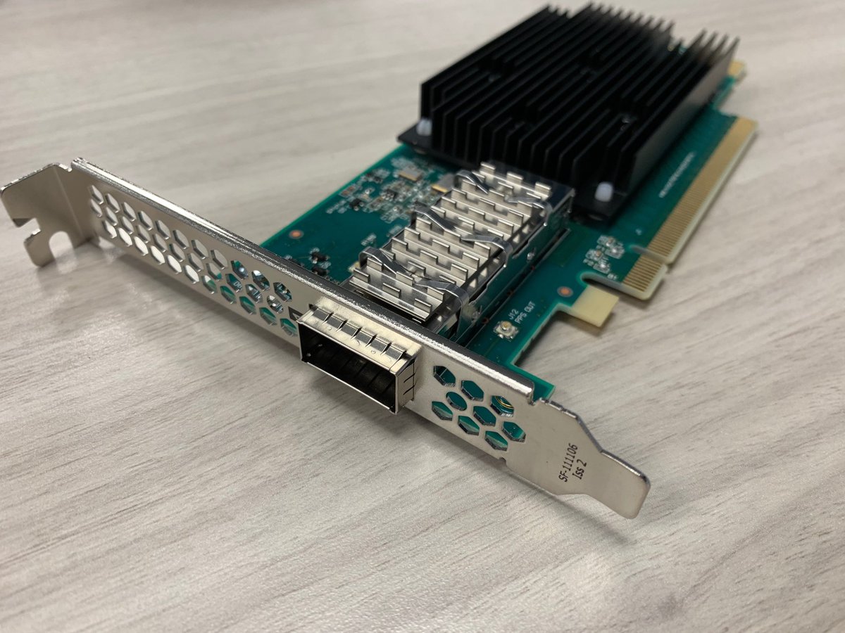 olesovhcom's tweet image. SmartNIC 2x25G, 1x100G
NIC 2x100G