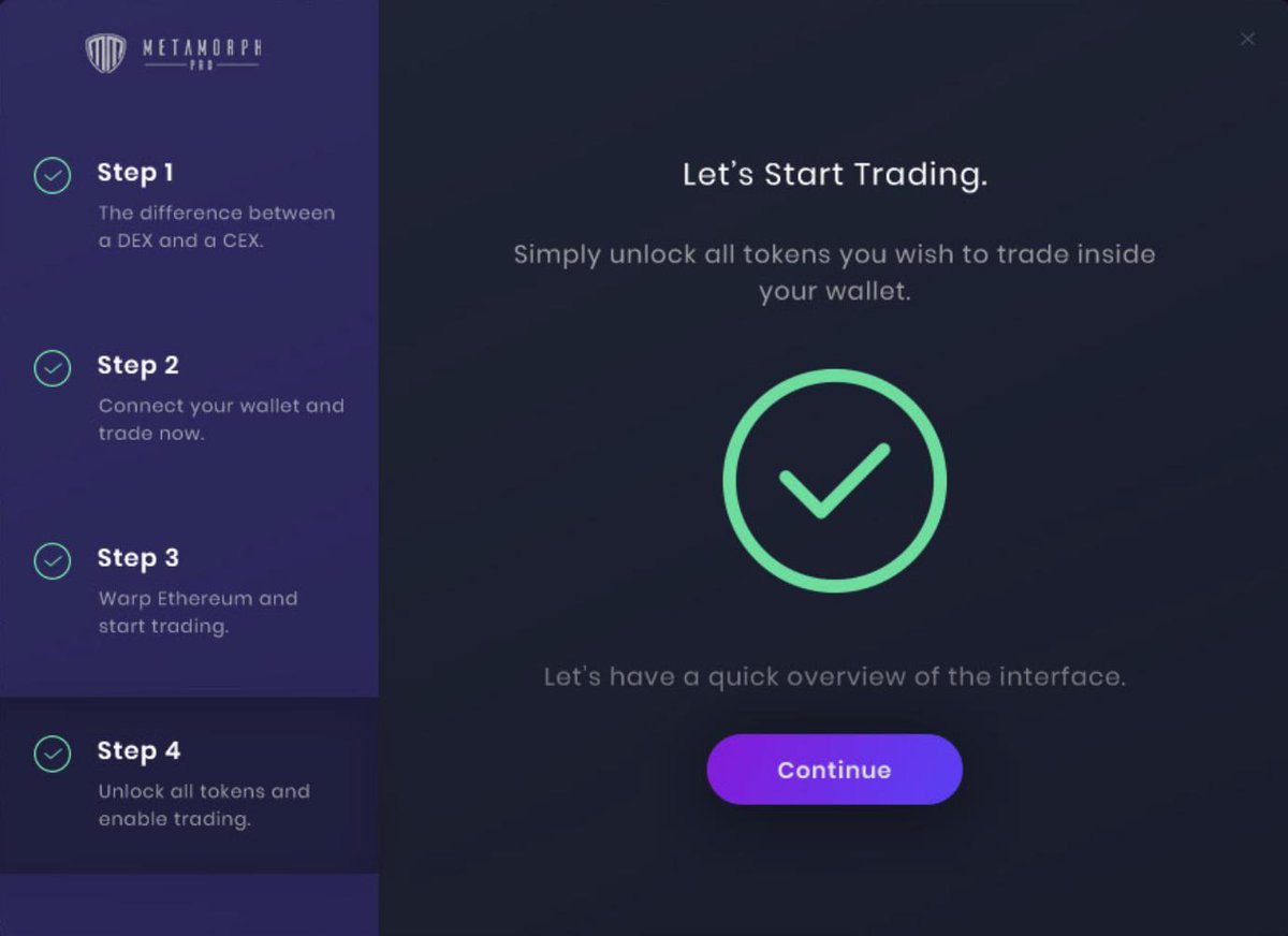 MetaMorphPro's tweet image. The tutorial wizard will be up shortly!