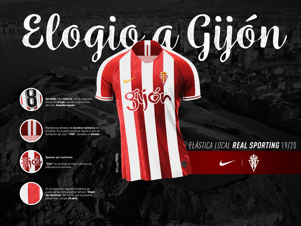 🚨👕⚽️#Diseño Camiseta Alternativa @realsporting para @LaLiga 19/20. RT y FAV sí os gusta! @Nike_Spain @nikesoccer #Gijón #Nike #LaLiga #futbol #Sporting #Jovellanos
