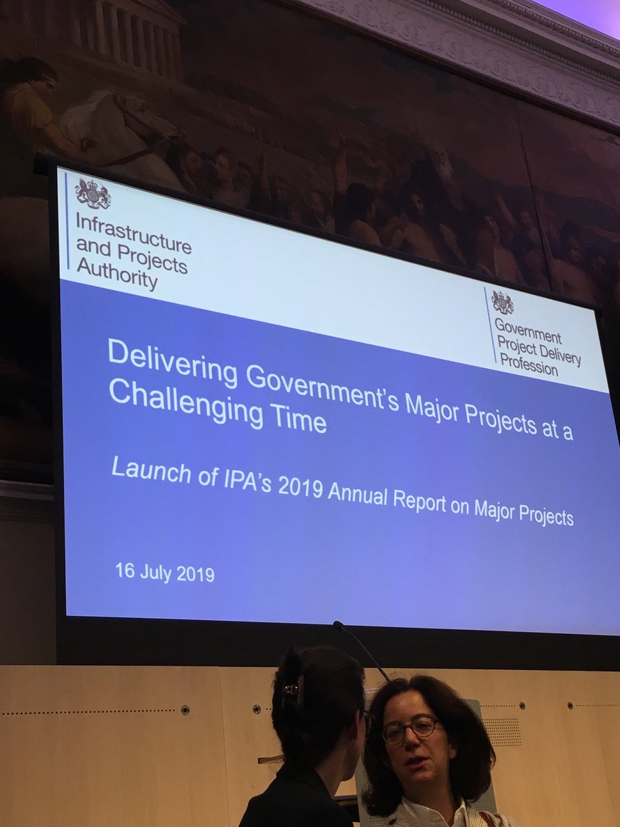 🔈 Great to be at the launch of the IPA’s Annual report - looking forward to hear insights from 2 perm sec on their views on #infrastructure