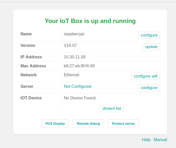 #odoo #iot #odooiot
Today we release a new version of our IoT Box V19.07 
Now the date is updated to avoid problems of "cross origin" with the https
And small stability improvements...
nightly.odoo.com/master/posbox/…