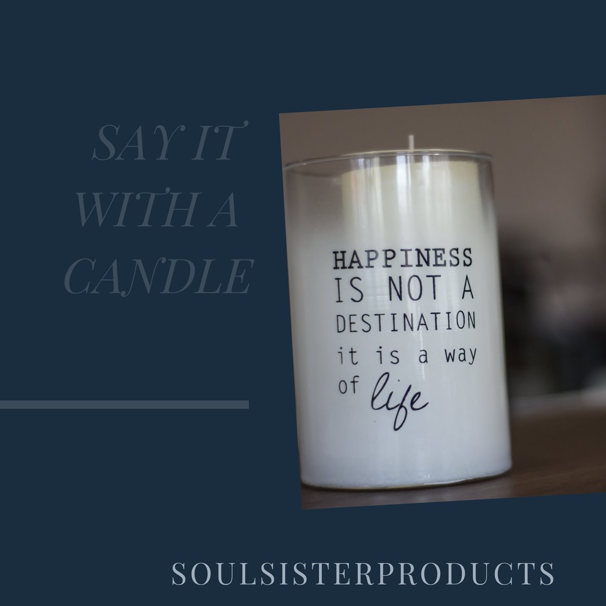 You can say so much with a beautifully scented and paraffin free, pure Soy Wax candle.  #alloccasiongifts #MemorialCandles #tributetomyson August 2017 RIP my boy