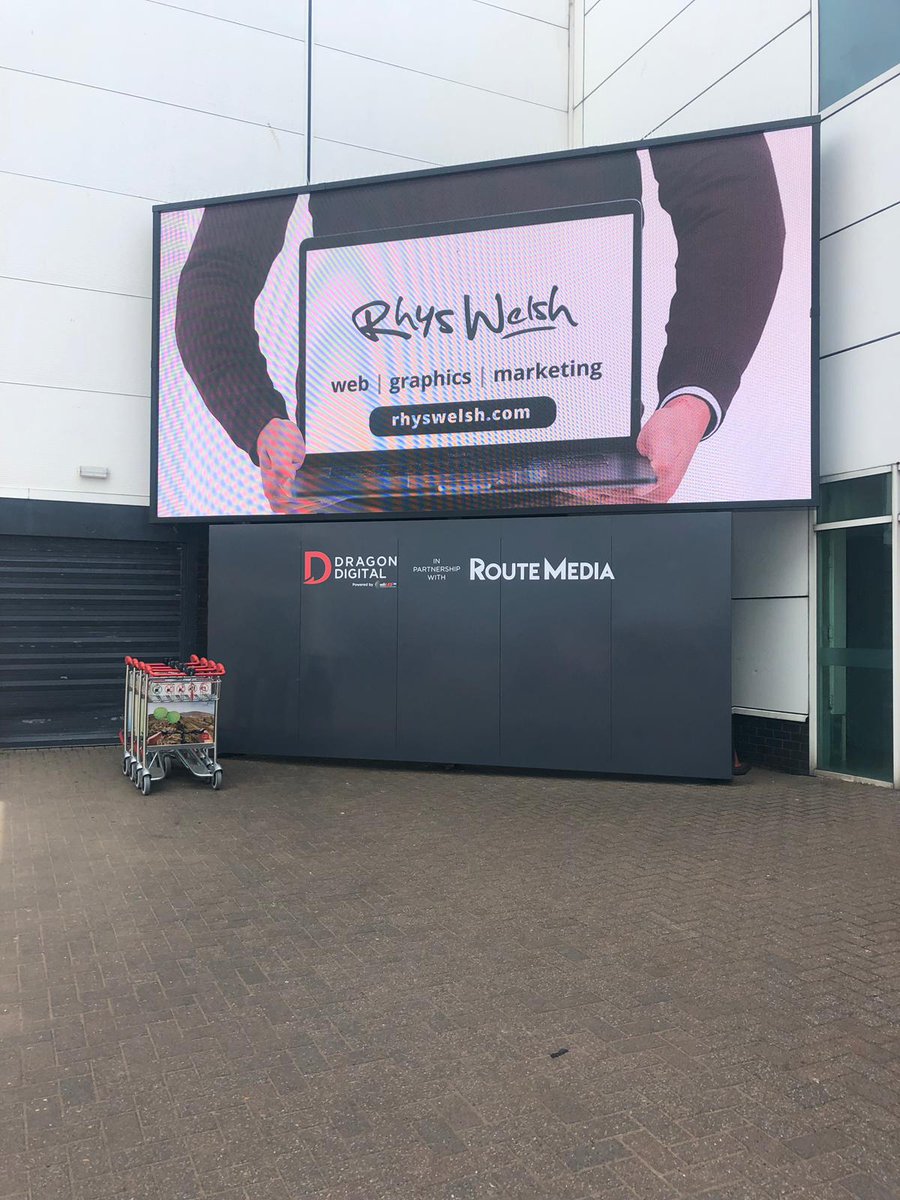 RhysWelsh's tweet photo. Going on holiday? Keep an eye out for our advert at Cardiff Airport!

#WebDesignCardiff #Design #Websitedesign #GraphicDesign #Marketing https://t.co/MgEsT1nFwH