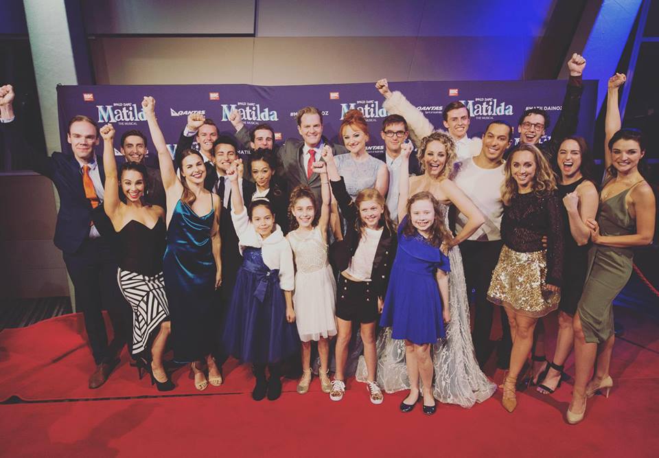 MatildaMusical's tweet photo. #OnThisDay in 2017, #MatildaInAus had its final performance in Adelaide. Here's a throwback to the Company at the official Opening Night. https://t.co/EGEIoTPMJf