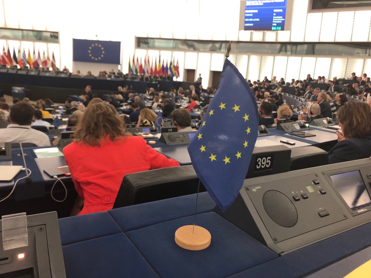 GinaDowding's tweet photo. When Farage calls Ursula von der Leyen a communist:  (in the European Parliament this morning), you are reminded  just how far to the right he is.
#Remain #climatechange #democracy https://t.co/AfB3bK6dV6