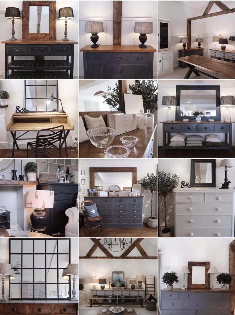 PepperboxShop's tweet photo. Our grid on Instagram .... pop over and follow us at “Pepperbox Interiors” #interiorstyling #bespokefurniture #paintedfurniture #lighting #furnishings #mirrors https://t.co/eOrT5e8oFN https://t.co/mPLxv6KYzJ