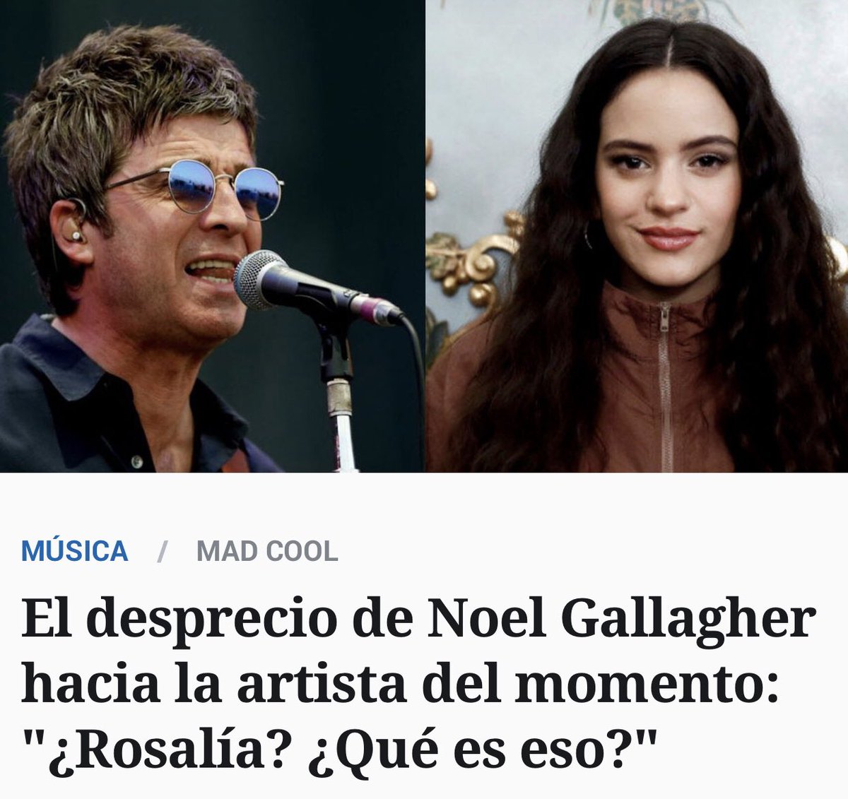 DIme por qué te quiero tanto, amado Noel!!!!!!!!!!!!!!!!

- “¿Conoces a Rosalía? ¿Quién? ¿Qué es eso?"
- "¿Reguetón? ¿ Eso es un tipo de música?"