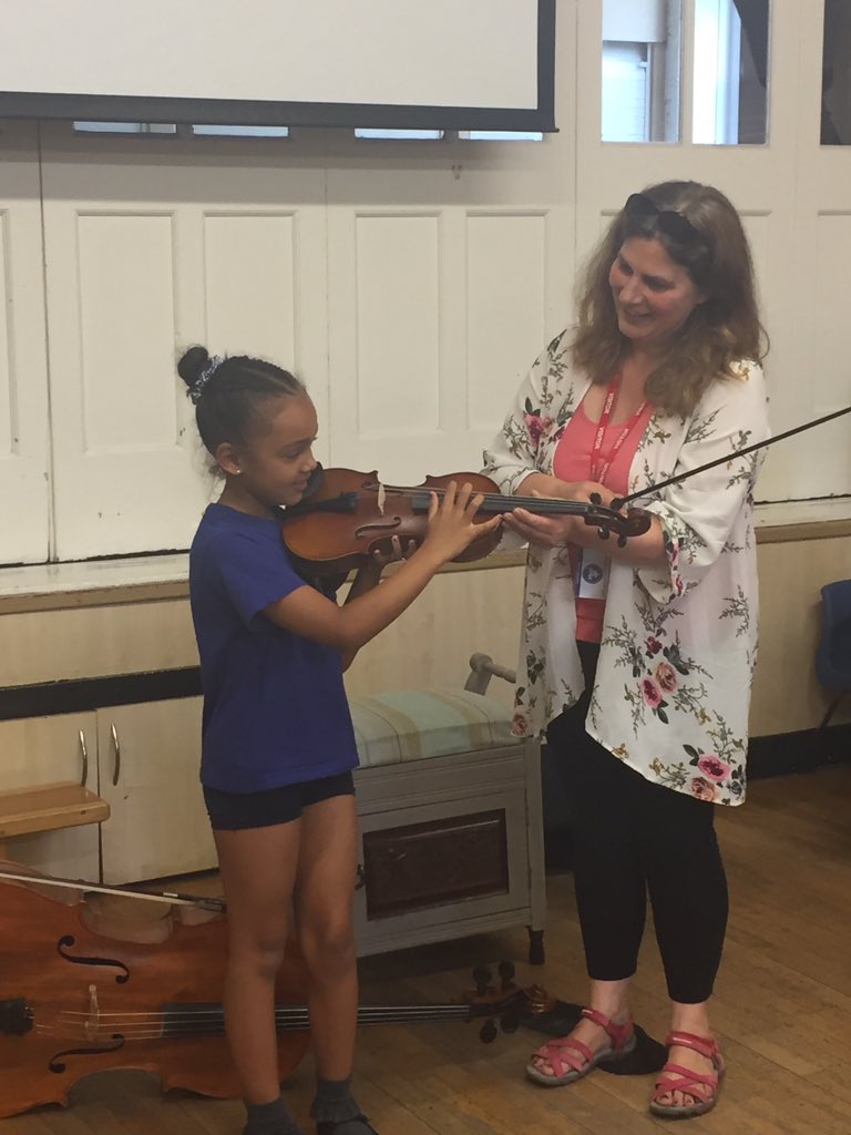 We even got to try out our favourite string instruments.