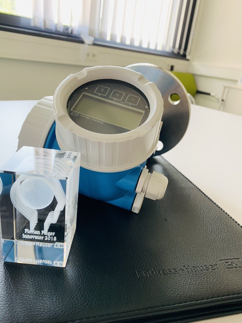 FlorianFal's tweet photo. Founded an #innovation award on my desk this morning.
#level #freespaceradar #FMR62.
@Endress_Hauser https://t.co/KeH79nxp5l