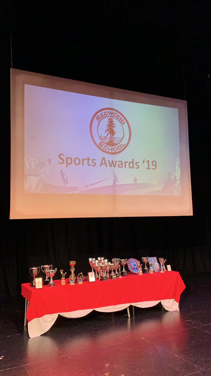 Redwood Sports Personality starting in 30 minutes. After a weekend of extraordinary sporting events we celebrate our students amazing achievements. #sportchangeslives