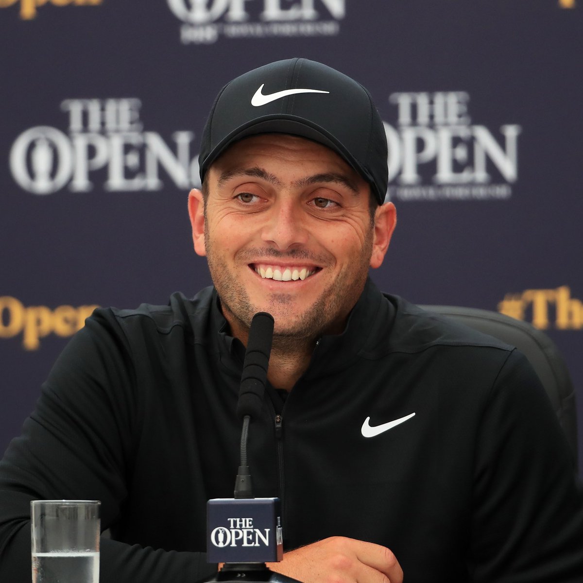 TheOpen's tweet photo. All smiles at #TheOpen practice days 😁 https://t.co/VUJsKDhVGF