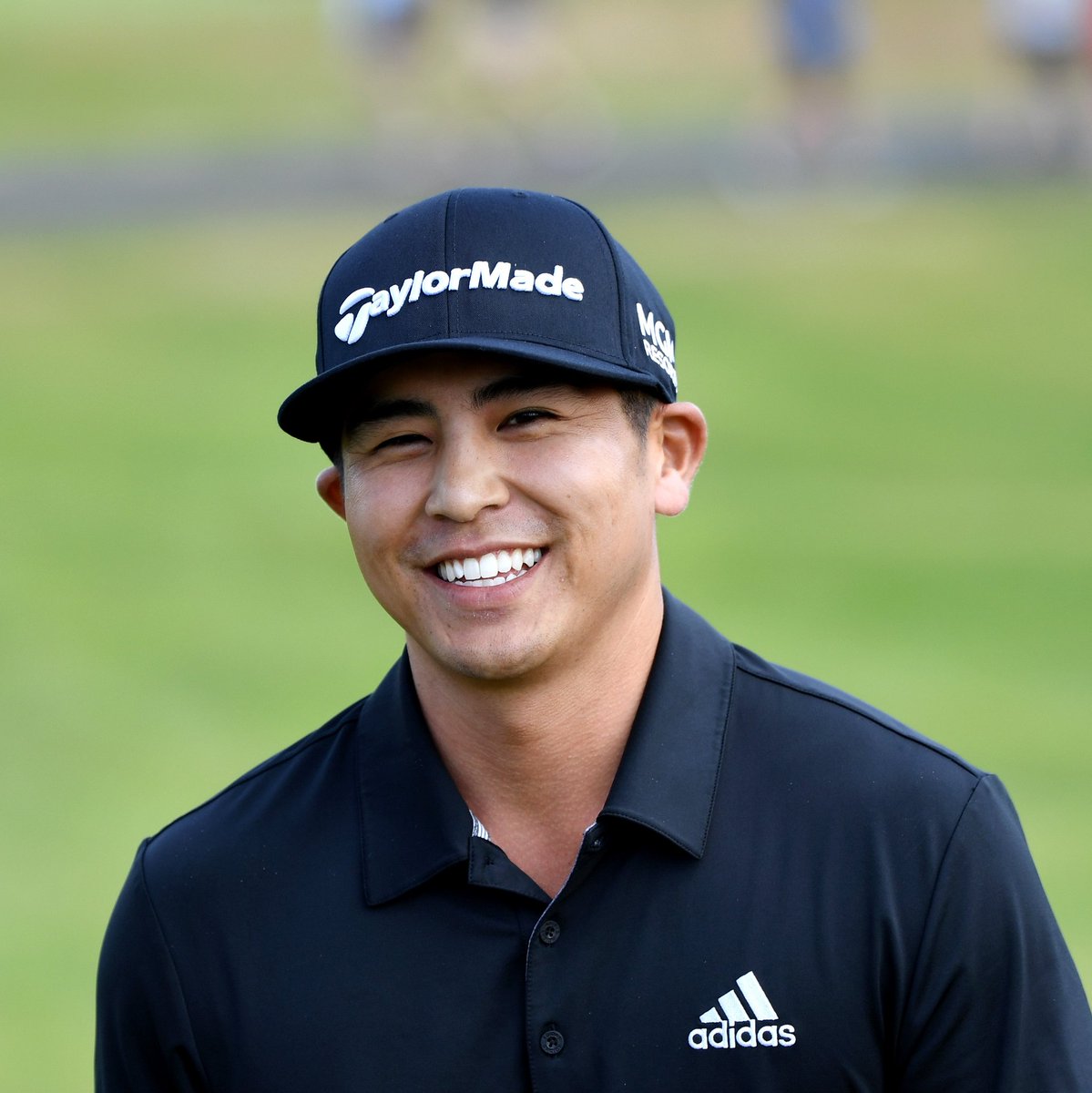 TheOpen's tweet photo. All smiles at #TheOpen practice days 😁 https://t.co/VUJsKDhVGF