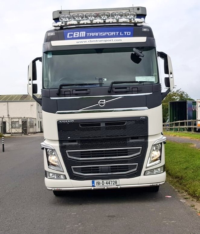 The sun was shining last week when we took delivery of a brand new <a href="/VolvoTrucksUK/">Volvo Trucks UK</a> FH from <a href="/IrishComms/">Irish Commercials Volvo</a> it is on the road today for the 1st time. #Newtruck #volvotrucks