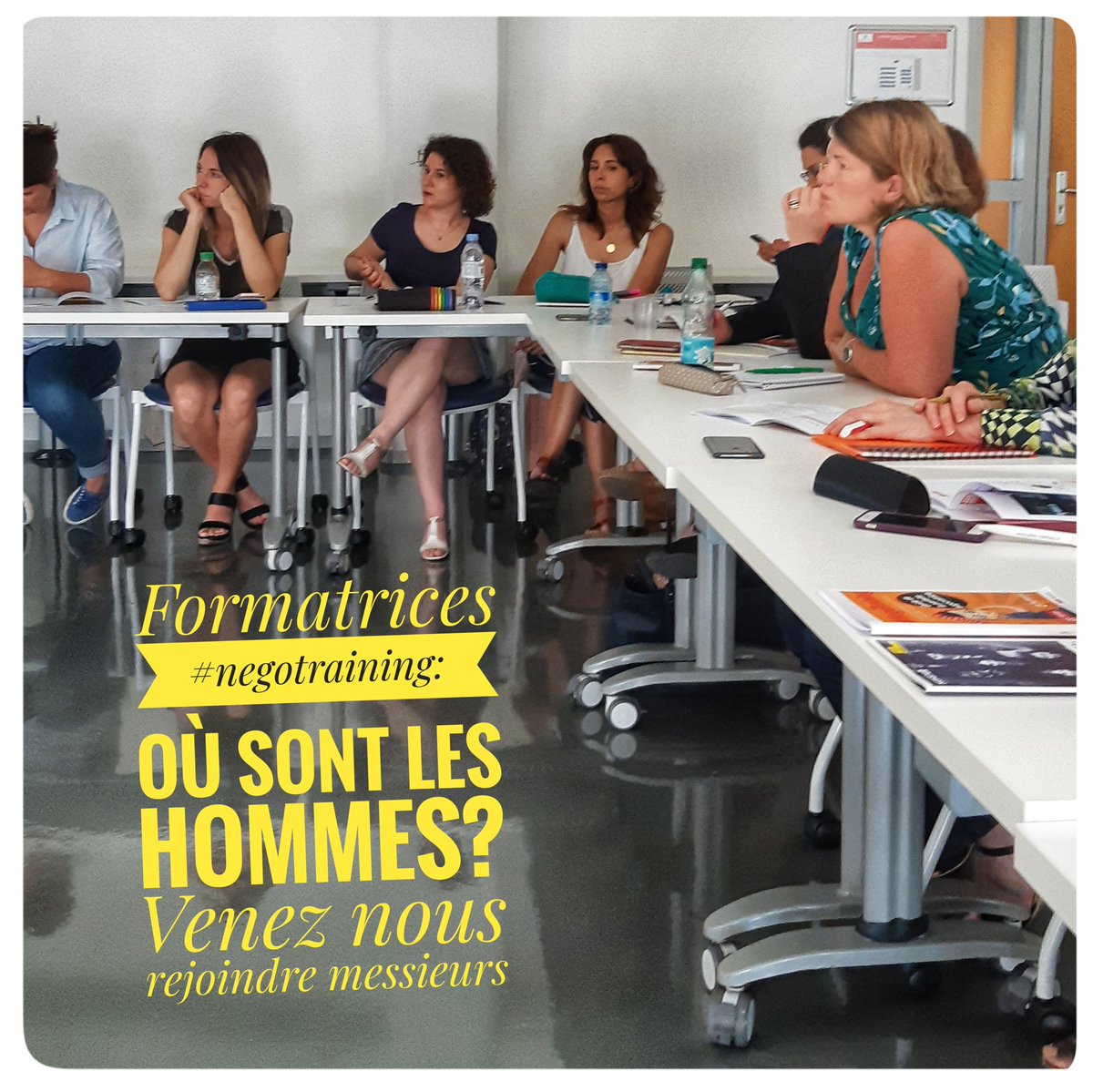 [Negotraining] 👩🏻‍🏫Avis aux 🚹 si les questions #egaliteFH sont importantes pour vous Manifestez vous auprès d @AlgLaure 
- 80 formateurs aujourd'hui sur le programme dont 8 🚹 
- l union des réseaux à travers cette action💪
- objectif 2020 Former 5000🚺 sur la metropole nantaise
