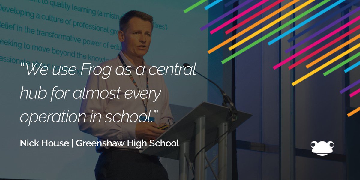 FrogEducation's tweet photo. Nick House was a popular speaker at the recent #Frog19 Conference. Hear his view on how Frog works for @GreenshawHigh ๐ฝ๏ธ https://t.co/YXW60PyYxO
#edtech #education #teachingandlearning #schools #TuesdayThoughts https://t.co/DpSUrVtcFp