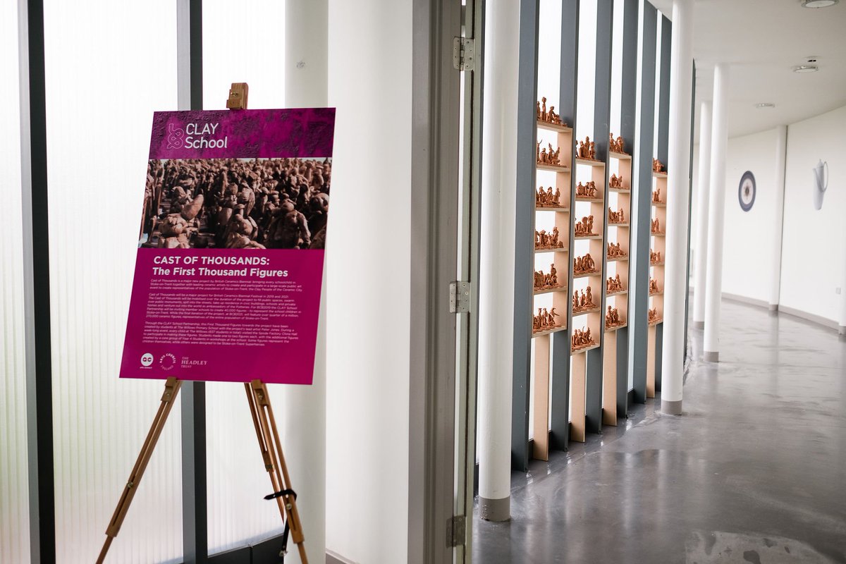 BCBfestival's tweet photo. Calling all ceramic designers/makers/artists!

BCB are offering a fee of £1000 for the design and production of the 2019 CLAY School Plaque which will be awarded to 20 CLAY schools at this year’s conference in September. 
Deadline: Midnight 29 July 2019 https://t.co/H2J1w2hNpk https://t.co/RCprlM5uXU