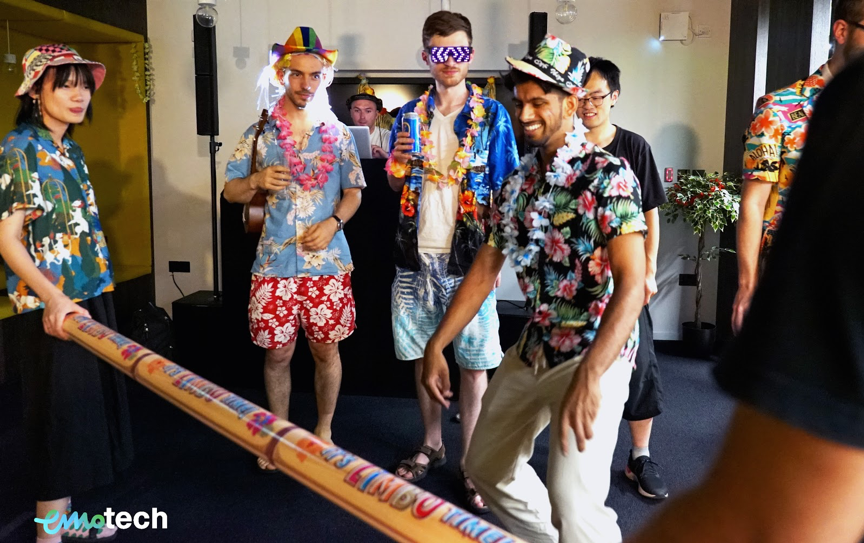 ollyemotech's tweet photo. Feeling Tuesday Grey and miss a holiday in Hawaii? In Emotech you can have Hawaiian party in office! Join an energetic and playful team today to start a revolution in smart IoT and education AI ! check out at https://t.co/bZJkk1txOe 
#techjobs #ai #ml #hiring #devs #researchers https://t.co/zN1jVl4vfy