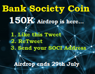 society_coin's tweet image. Bank Society Coin @society_coin #150K #Airdrop is here, please follow instructions. #Pow, #PoS &amp;amp; #Masternodes.
If you do not have a wallet, please register @AltmarketsEX  to get a free wallet.
@coingecko @coinpaprika @AltmarketsEX