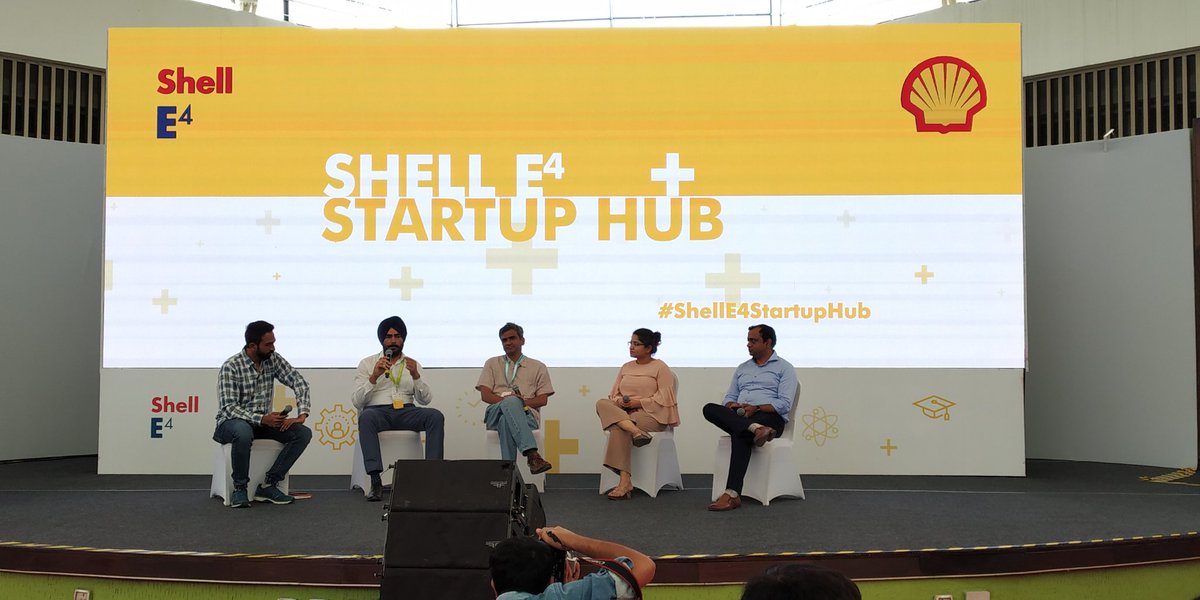 YourStoryCo's tweet photo. We now have a panel discussion on "The rise and rise of energy innovation in India"
#ShellE4DemoDay @Shell_India https://t.co/VKwzBrsPSk