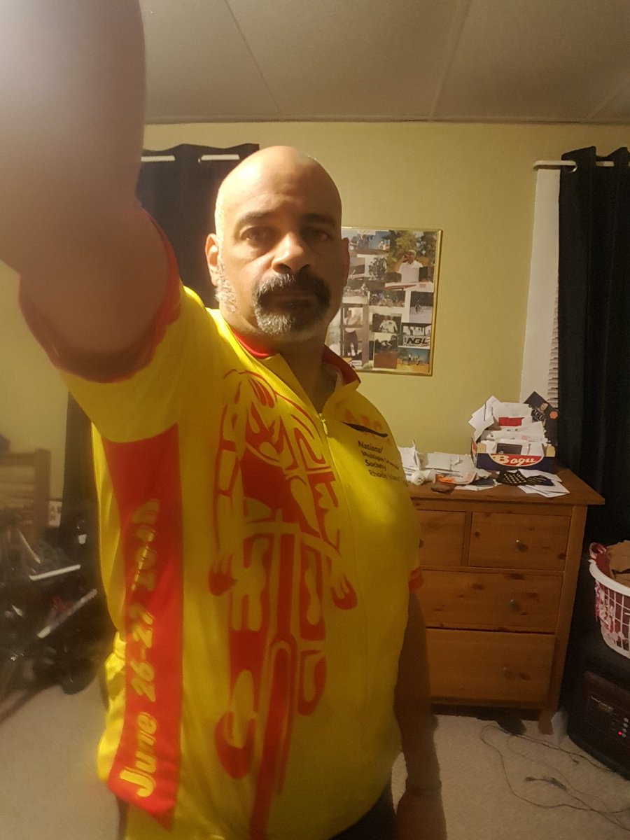 TeamBeerGutz's tweet photo. Tour de France has 21 stages. Still trying to wear 21 different jerseys throughout the rest. This one was from BIKE MS, VIP Jersey from 2010. One of the favorites. Bright yellow get seen, and have a lot of pictures in this shirt. #DontJustRide. #BikeMS. #RideTheRhode #TDF https://t.co/tDSdyF6TQY