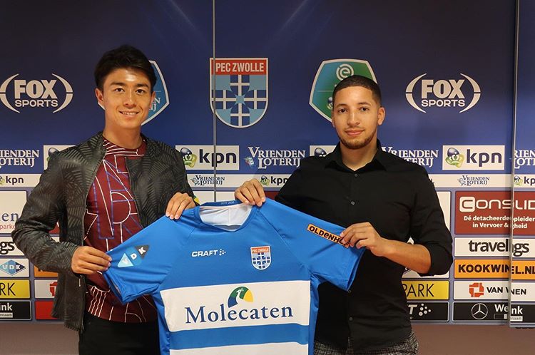 junjunjun351's tweet photo. オランダ「PEC Zwolle」へ移籍した
元日本U21代表「ファン ウェルメスケルケン 際」
仲介したのは
浦和マルティノス等と契約している「Linton Jayson」
契約期間は2年
因みに際は
彼のクライアントとなっている模様
#PEXC #NED #Zwolle #daihyo https://t.co/h0VTcFPujy