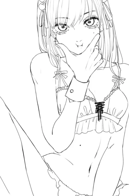 ほくろ足してみた 