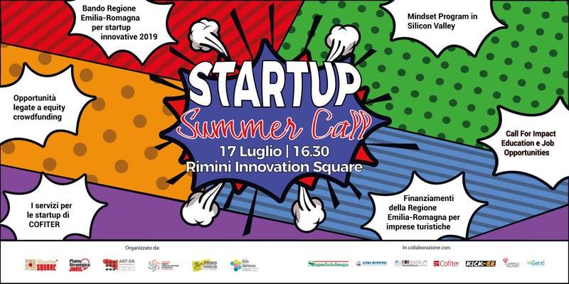 erstartup's tweet photo. 📯 Volete saperne di più sui bandi, le opportunità di finanziamento e le call attive per il vostro progetto d’impresa nel settore del #turismo?
⛱ Domani vi aspettiamo alla #SummerCall ⤵️
📅 17 luglio
🗺️ @isquarerimini - Rimini
📝 Iscrizioni 👉 https://t.co/lqmHvUxKsH https://t.co/uU9d6EdGLY