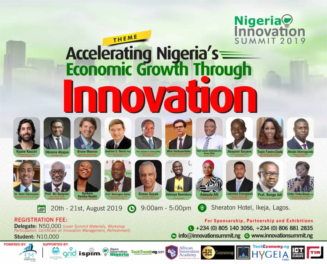 tonyajah's tweet photo. #NIS2019 offers a great opportunity to exhibit and showcase your products and services, advertise in the event brochure, sponsor the Summit.   @BAUCHISTATEGOVT @EdoStateGovt @KanoStateGovt @Cisco @OPay_NG @AirtelNigeria @TecheconomyNG @sidmach @ngInnovations @hdtechnology https://t.co/h6E6n6EhPW