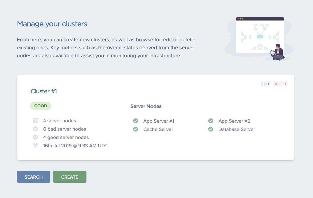 Clusters has also received a major upgrade for Pulse v2. #DevOps #linux #sitemonitoring #servermonitoring
