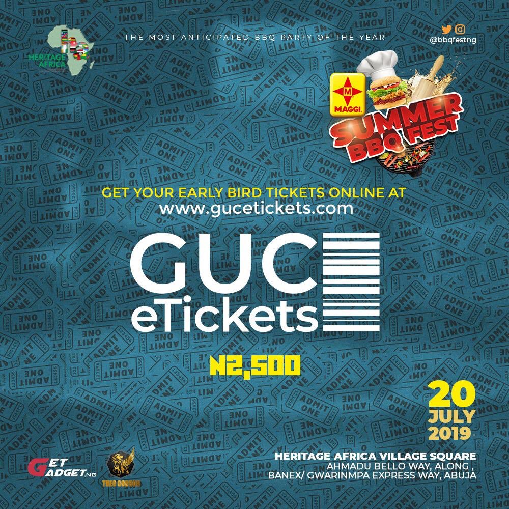 bbqfestng's tweet photo. Everything is set for the next big BBQFest this year. It’s  the #BBQFestNG!!!! 💥⚡️

Date - July 20
Venue - Heritage Africa Village Square
Time - 12 noon
Fun - Hope you’re ready to gbe your body?

Tickets as always is available for N2500 on 
https://t.co/RgMvMIk7ss

Be there!! https://t.co/Nq2gBX52dk