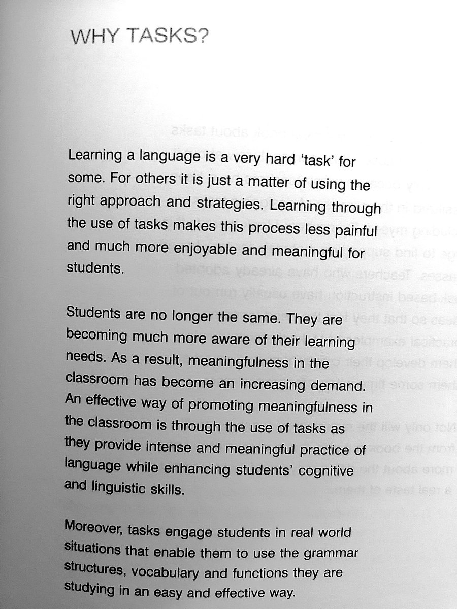 LangTest123's tweet photo. We've been enjoying our 2019 IATEFL sponsorship @AndrezaLago winner's Tasks That Work book, designed with teachers and students in mind. Definitely worth checking out! #eflteaching #LanguageLearning https://t.co/Ufo2QkPIHy